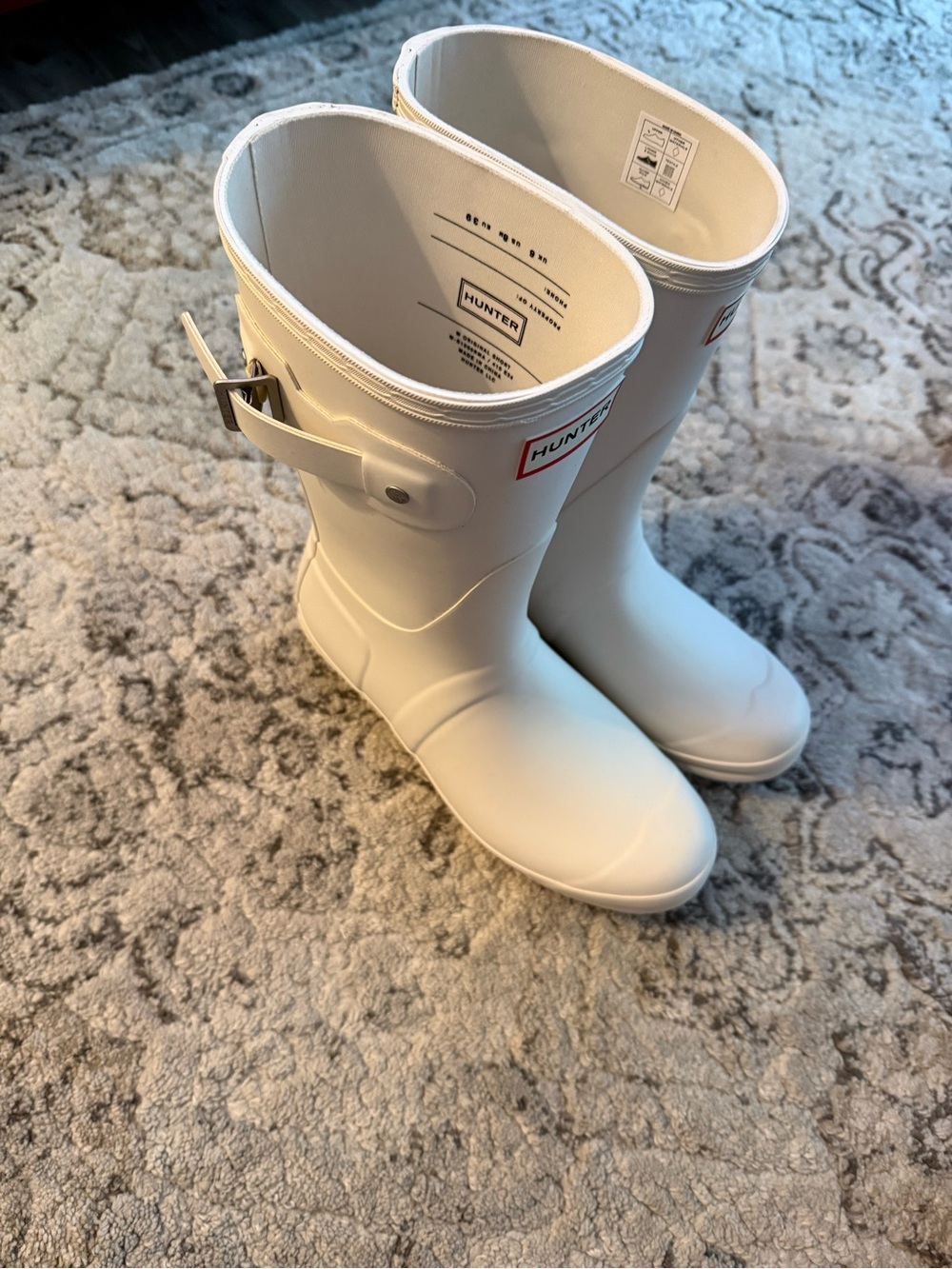 Hunter Ivory Short Waterproof Rain Boots - Picture 2 of 4